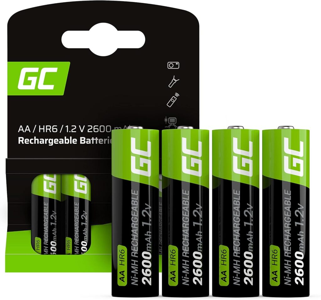 GREEN CELL Baterías Recargables 2600mAh 1.2V